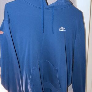 Nike Unisex Blue Hoodie